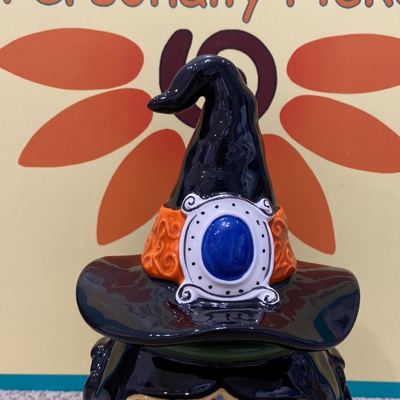 Blue Sky Clayworks CAULDRON WITH WITCH HAT Canister - Picture 3 of 11